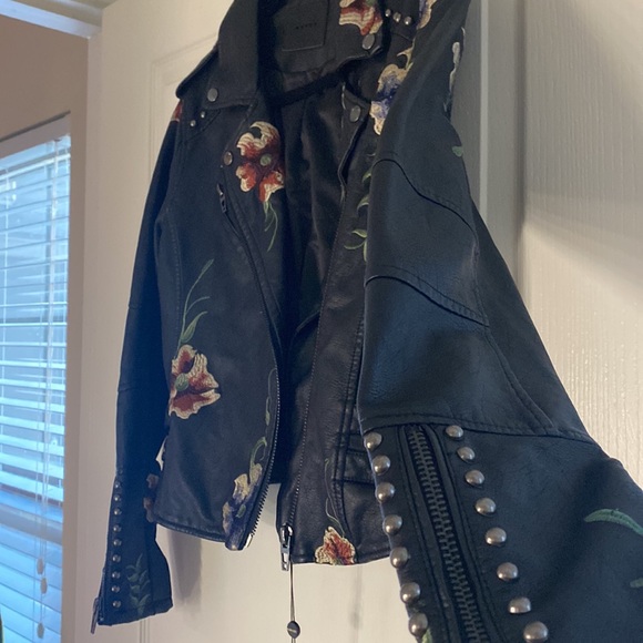 BlankNYC Embroidered Faux Leather Jacket - Picture 10 of 15